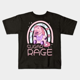 Yumi Kawaii Pastel Goth Unicorn Cute Creepy and Anime Art Kids T-Shirt